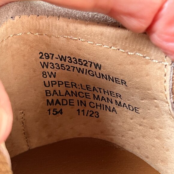 White Mountain Loafer Womens Size 8W Taupe Suede Dress Shoes Work Formal Comfort - Picture 11 of 11